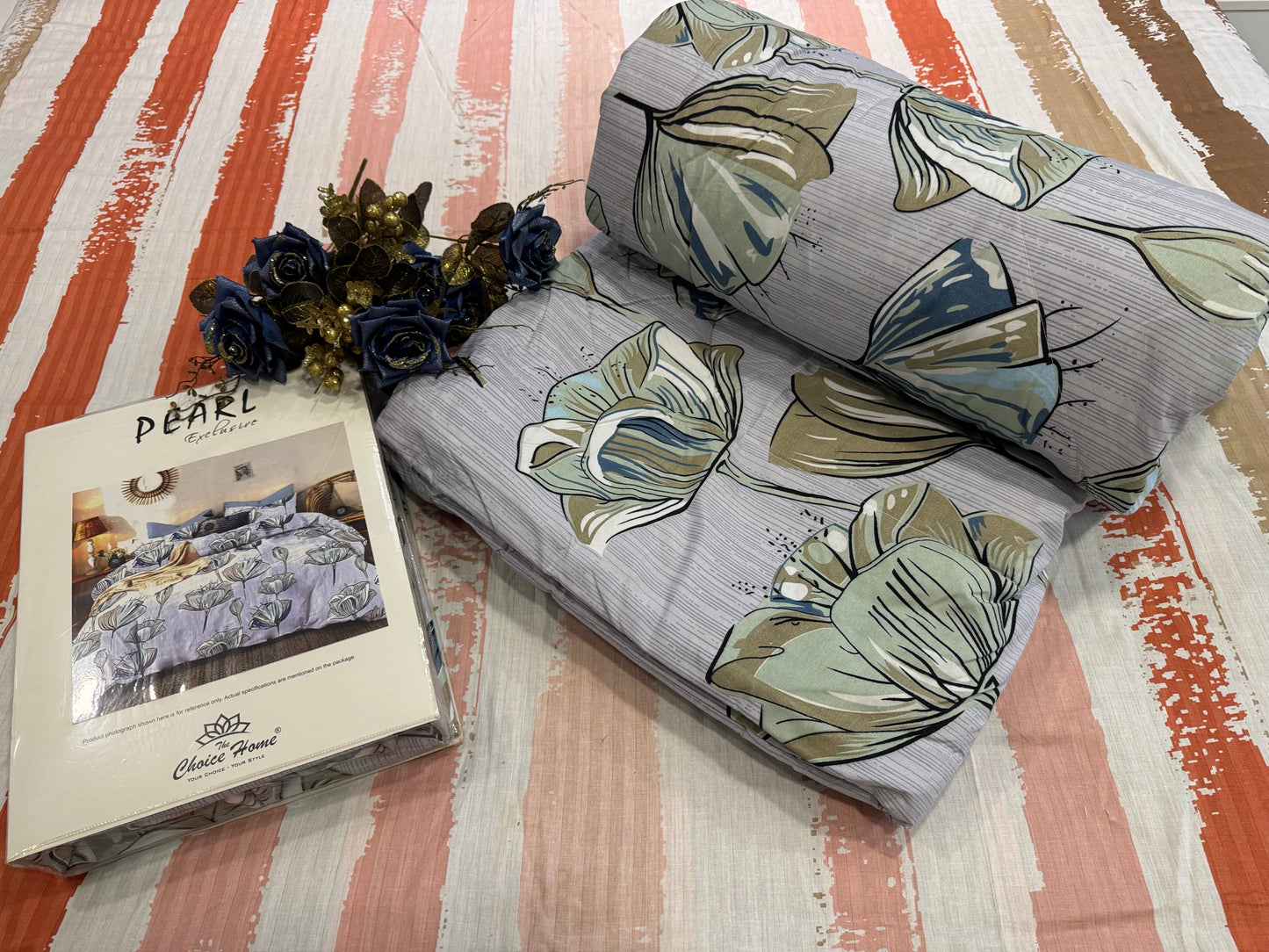 PEARL LAVENDER 4 PIECE COMFORTER SET