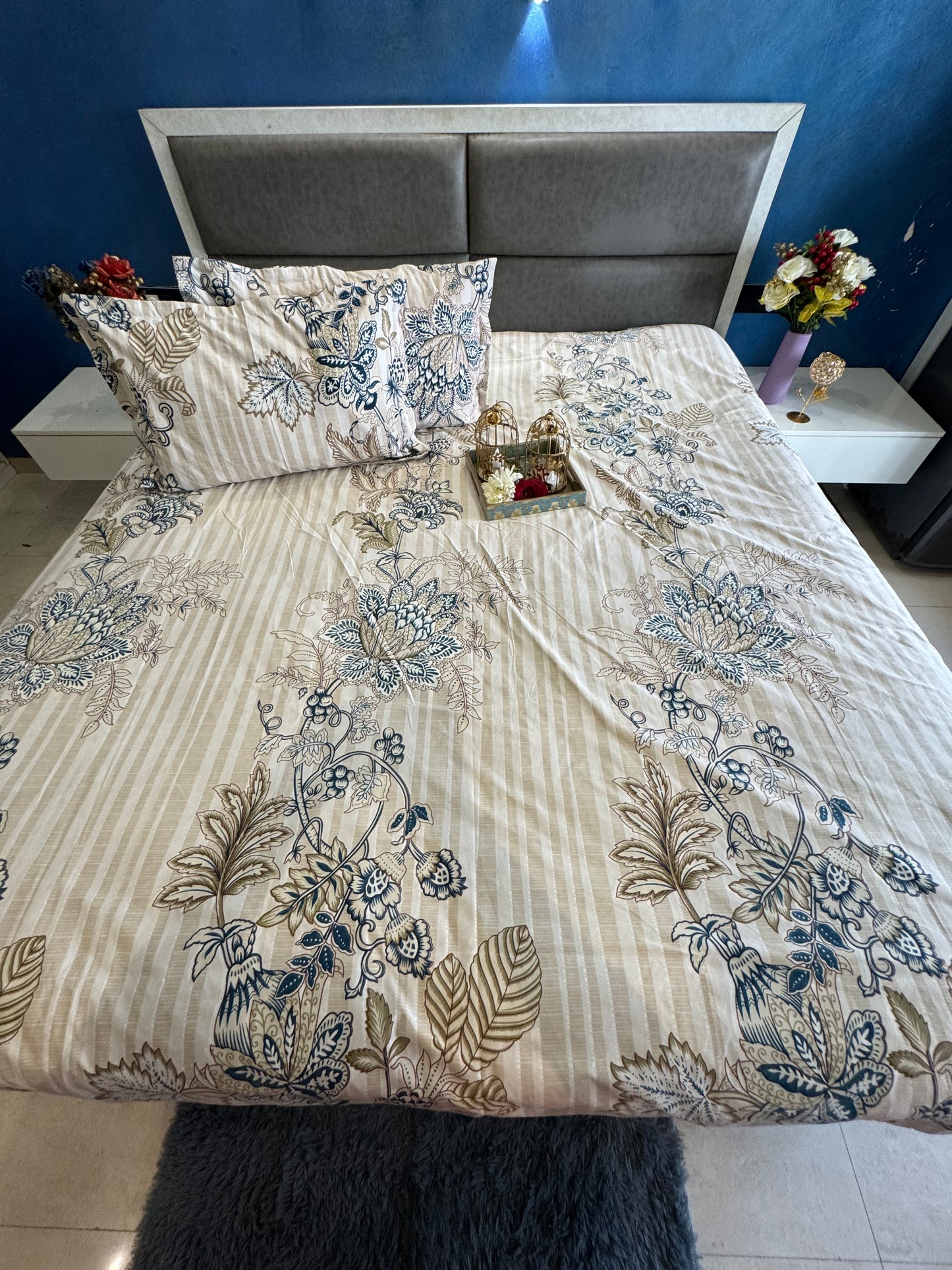 LITCHI ULTRASONIC PASTEL PEACH COMFORTER SET